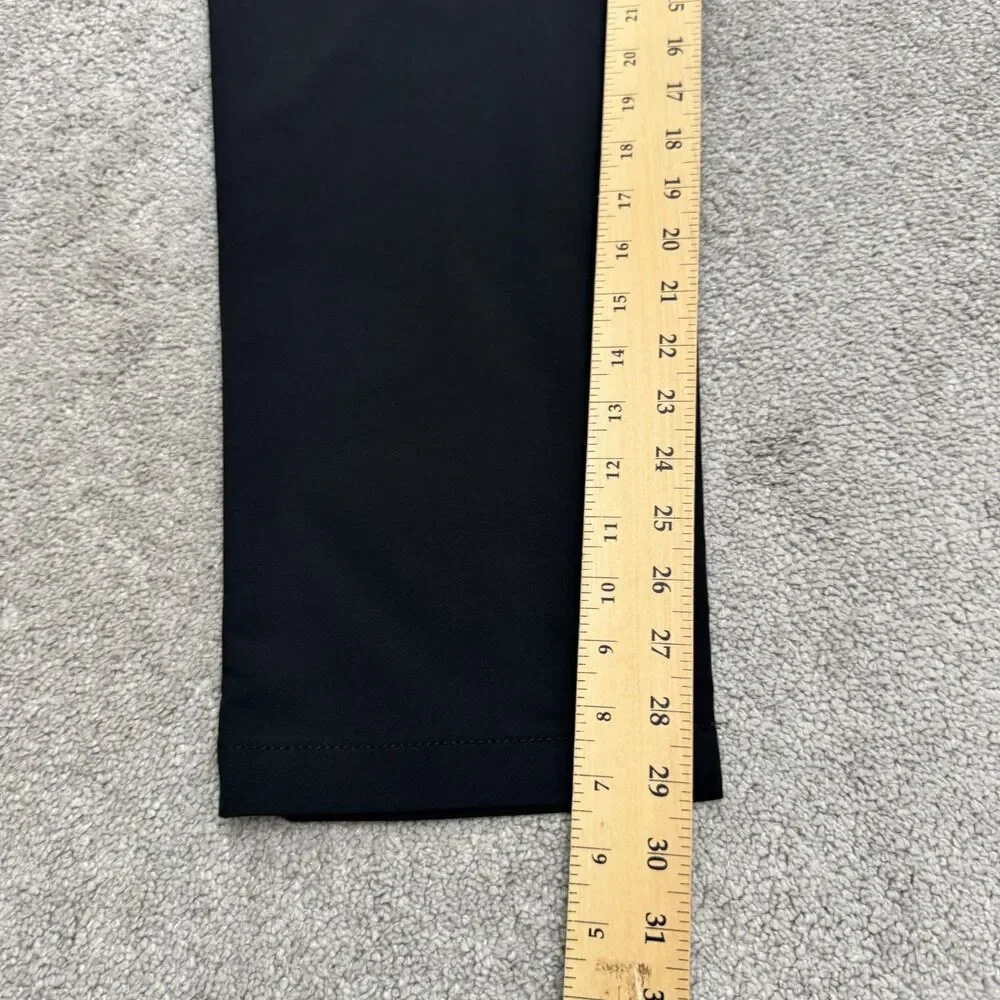 Banana Republic Stella Trouser Pants Mens 40x30 True Black Tech Travel Commuter